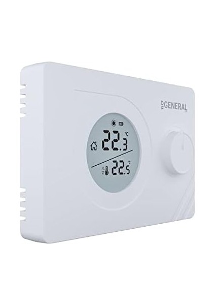 Mitra 220 Rf Kablosuz Dijital Oda Termostatı (Beyaz)