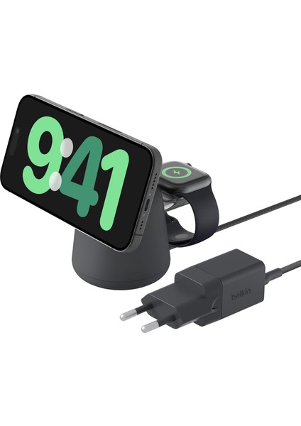 Boostcharge Pro 2'si 1 Arada Kablosuz Şarj Istasyonu