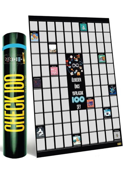 Ölmeden Önce Yapılacak 100 Şey Kazı Kazan Poster