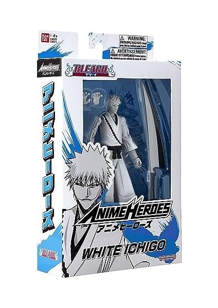 16 cm Beyaz Ichigo Kurosaki Poz Verilebilir Figür, Anime Heroes Bleach Serisi
