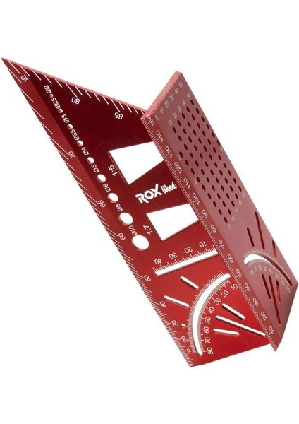 Wood 0092 Alüminyum 3D Açılı Gönye Işaretleme 150 mm