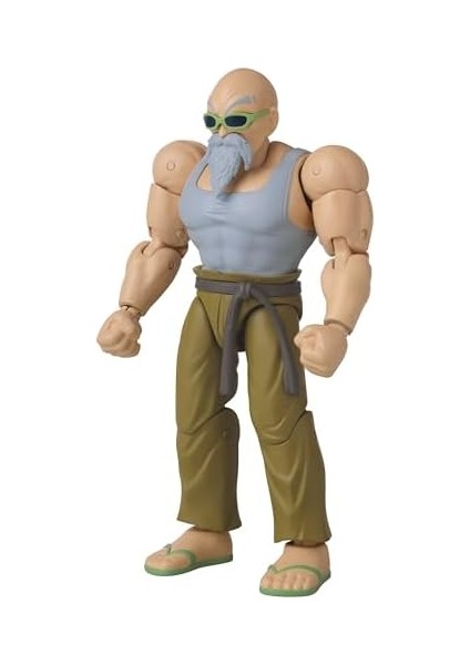 16 cm Dragon Ball Mutenroshi Poz Verilebilir Figür, Dragon Stars Serisi