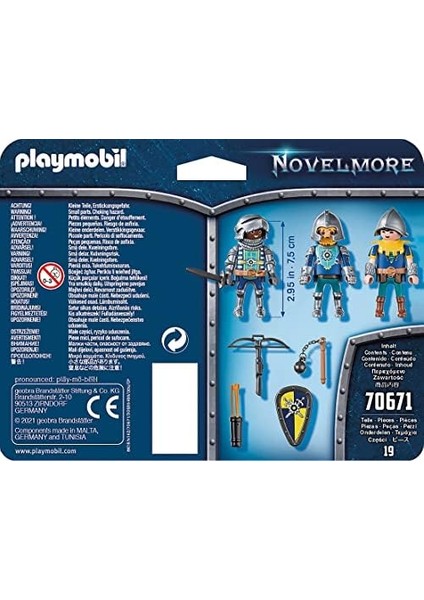 Novelmore 70761 Novemore Şövalyeleri 3'lü Set, 4 Yaş ve Üzeri fiyatları