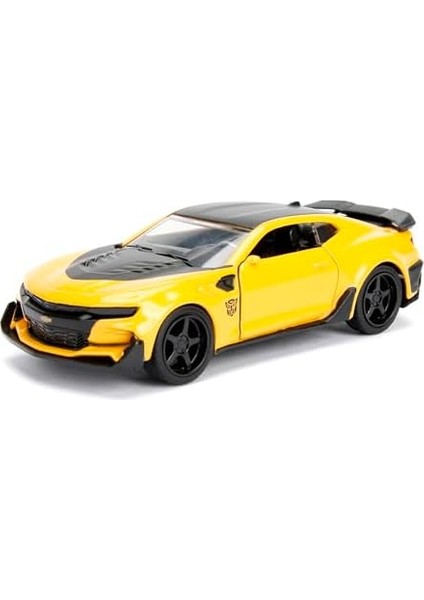 253112001, Transformers Bumblebee Oyuncak Araba, Die-Cast( Metal ), 1:32 Ölçek, Açılabilir Kapılar, Transformers Bumblebee Car