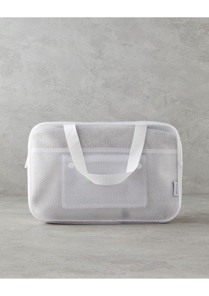 Home Ruby Polyester Organizer Beyaz