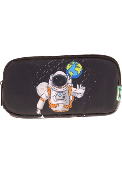 Kids Siyah, Astronot, Erkek Çocuk Üç Bölmeli Okul Kalem Çantası - L8253 fiyatları
