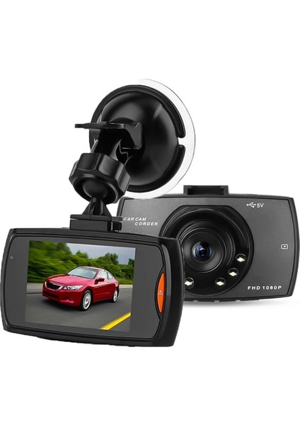 Hd Araç Içi Kamera 2.7' Ekranlı 5 Mp Araç Yol Kamerası 32GB Kadar Hafıza Kartı Destekli