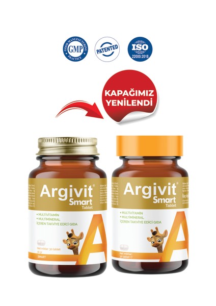 Smart Tablet 30 Tablet 3'lü Paket - Fosfatidilserin, Kolin, L-Arginin, Multivitamin ve Multimineral