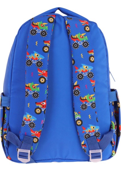 Toys Erkek Çocuk 3D Kamyon Şekilli Ilkokul ve Günlük Sırt Çantası - Mavi - L5255 modelleri
