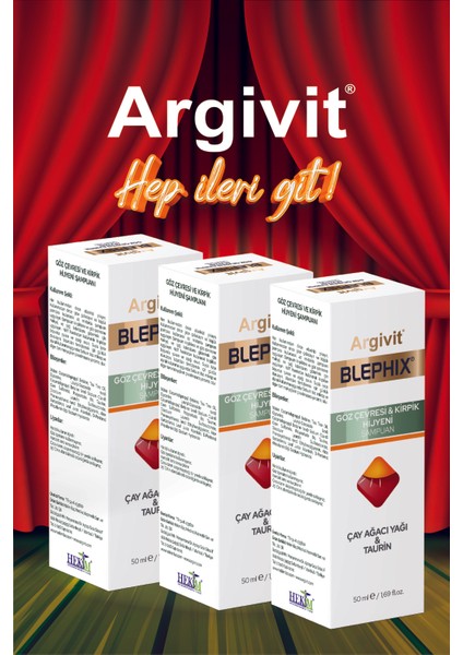 Blephix Göz Çevresi ve Kirpik Temizleyici Şampuan 50 ml 3'lü Paket fırsatları