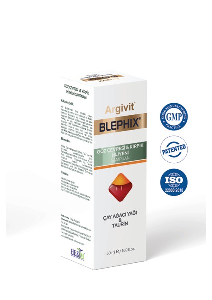 Blephix Göz Çevresi ve Kirpik Temizleyici Şampuan 50 ml 3'lü Paket indirimleri