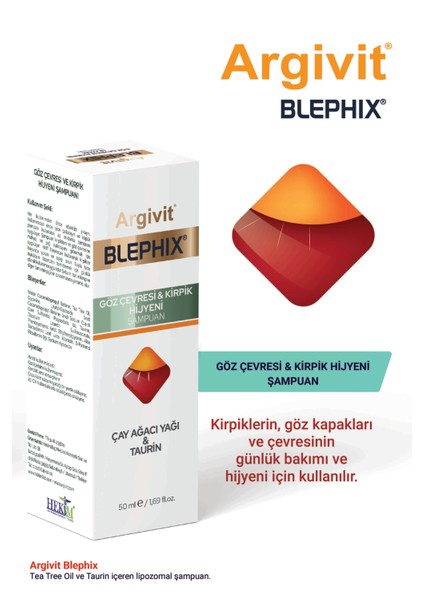 Blephix Göz Çevresi ve Makyaj Temizleme Şampuanı 50 ml