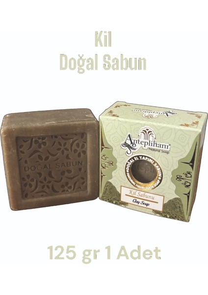 Kil Sabunu Kil Doğal El Yapımı Naturel Sabun 125 gr