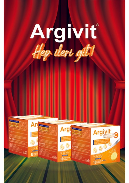 Efervesan C 3’lü Paket C Vitamini, Çinko, D Vitamini ve K2 Vitamini (Menaquinon 7) İçeren 10 Saşe