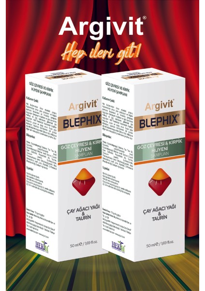 Blephix Göz Çevresi ve Kirpik Temizleyici Şampuan 50 ml 2'li Paket fırsatları