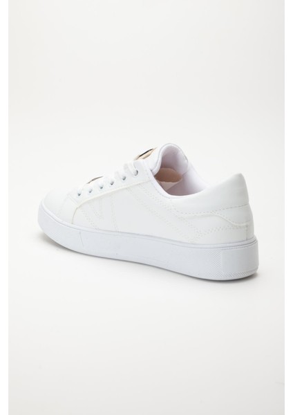 Kadın Casual Spor Ayakkabı Beyaz Ince Taban Bağcıklı indirimleri