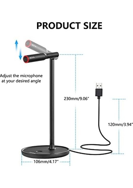 By-Cm1 Masaüstü USB Mikrofonu