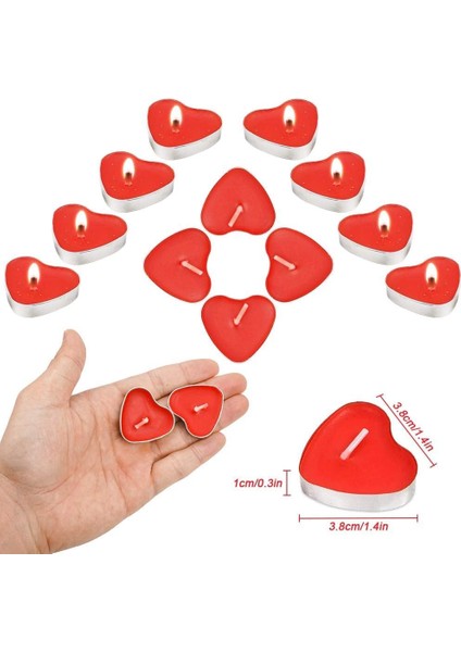 Tea Light Mum 16 Adet Romantik Mum fiyatları