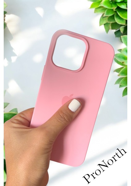 Iphone 16 Pro Max Uyumlu Kılıf Logolu Lansman Soft Yumuşak Içi Kadife Silikon Kapak