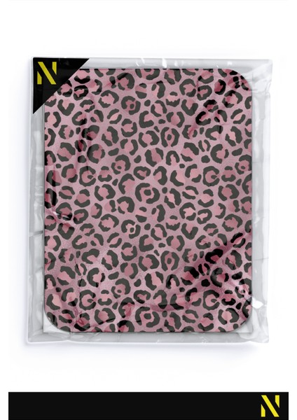 Leopar Desenli Renkli Ergonomik Mouse Pad - 23 cm x 19 cm - Kaymaz Taban Ev ve Ofis Kullanımı Fare Altlığı Mousepad