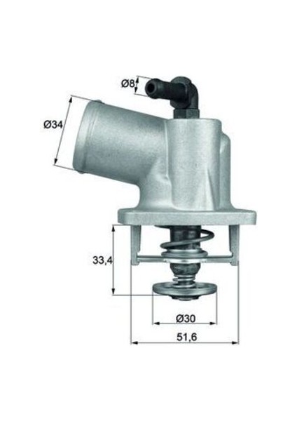 Mahle TI5592D -Knecht-Behr TI5592D Termostat Astra G Zafira A Tıgra A Corsa B X16XE X14XE 1338331