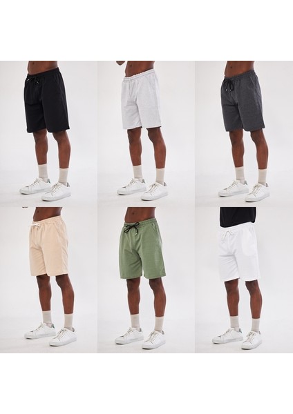 Unisex 6 Renk Şort