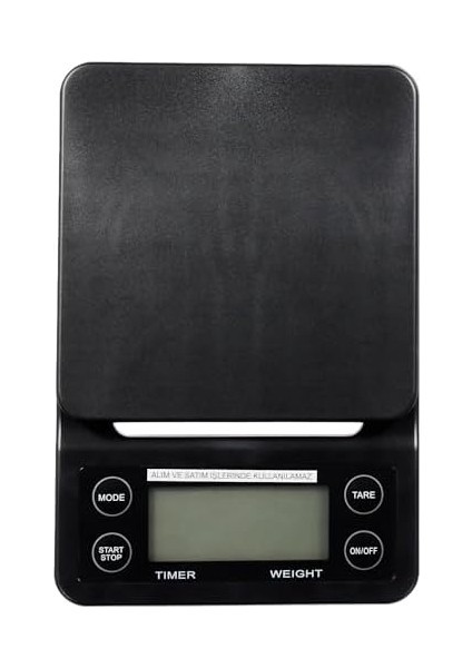 Bethjıam Hassas Kahve Tartısı, Mutfak Tartısı - Hassaslık: 0.1 Gr. / Max: 3 kg - Zamanlayıcılı Dijital Tartı, Terazi, Çok Renkli fiyatları