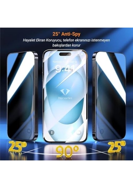 iPhone 12 Pro Max Cam Ekran Koruyucu Kolay Kurulum Kitli, Anti Statik, Toz Tutmayan 9h Güç Screen Protector Glass Ez Fit Power Hd fiyatları