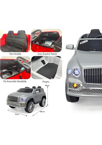 Pandamkee Akülü Araba 12V Uzaktan Kumanda Boss Gt Müzikli ve Bluetooth modelleri