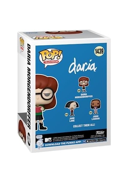 Pop! Tv: Daria Morgendorffer - 1 Chance On 6 D'avoir Une Variante Rare Chase - Vinil Figür Koleksiyonu - Hediye Fikri - Resmi Ürünler - Tv Hayranları fiyatları