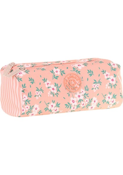 Iki Bölmeli Kız Çocuk Okul Kalem Çantası - Somon - K2706