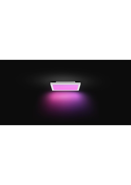 Hue Surimu Beyaz Sıva Üstü Rgb Akıllı LED Kare Panel Tavan Armatürü 25X25CM 1760 Lumen