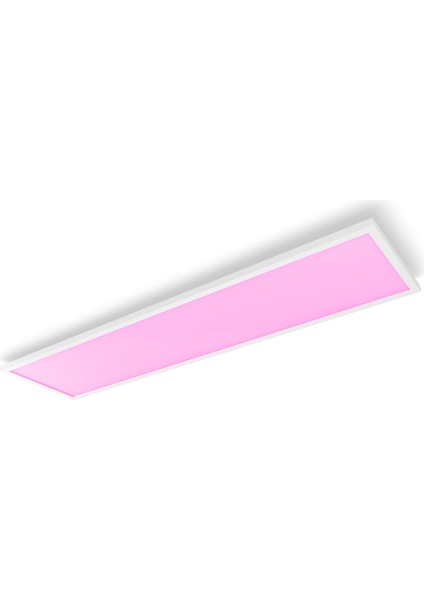 Hue Surimu Beyaz Sıva Üstü Rgb Akıllı LED Dikdörtgen Panel Tavan Armatürü 120X30CM 4150 Lumen