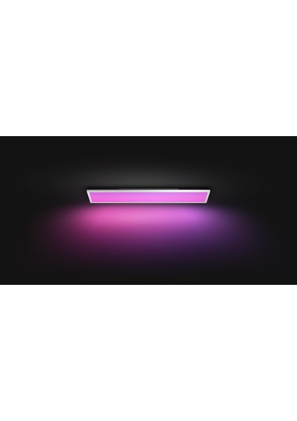 Hue Surimu Beyaz Sıva Üstü Rgb Akıllı LED Dikdörtgen Panel Tavan Armatürü 120X30CM 4150 Lumen