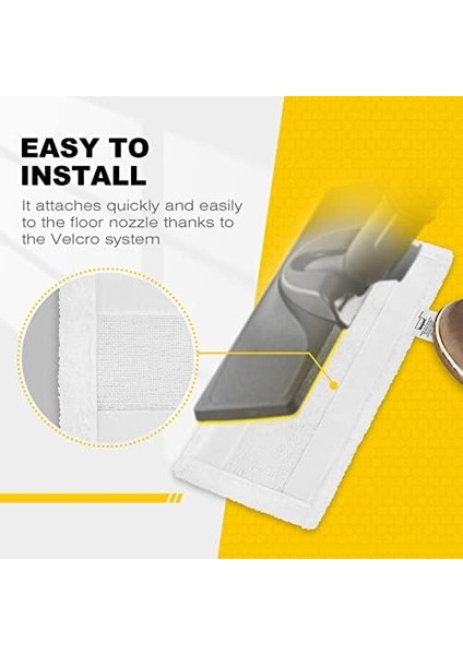 Kärcher Easyfix Sc 2, Sc 3, Sc 4, Sc 5 Zemin Başlığı ile Uyumlu 5 Mikrofiber Bez Seti fiyatları