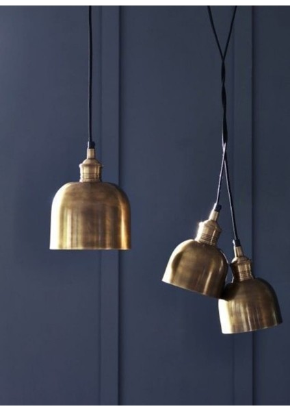 Mylights Antik Eskitme Üçlü Sarkıt Avize Taban Antik Eskitme Kaplama Rustik Vintage Avize