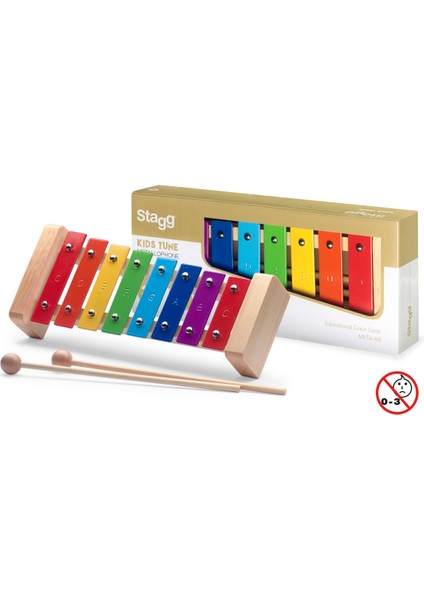 8 Tuş Metalofon K8RB