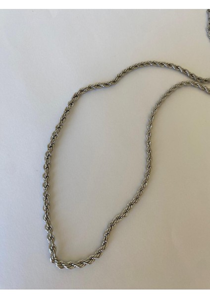 Çelik Halat Model Zincir Silver Kolye indirimleri