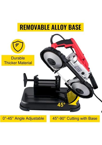 Maxstar Pro 39X36X56,5 cm Şerit Testere Demir Kesme Testeresi fiyatları