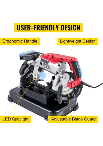 Maxstar Pro 39X36X56,5 cm Şerit Testere Demir Kesme Testeresi modelleri