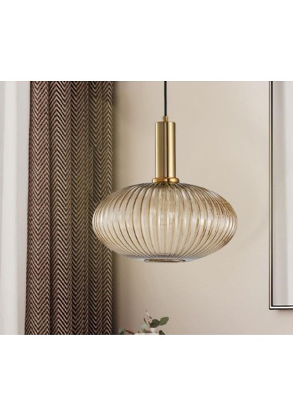 Mylights Rustik Bal Sarkıt Avize 20CM Bronz Askılı Spor Tekli Avize