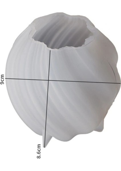 Örgü Mum Silikon Kalıp (3'lü Set) (S-708) fırsatları