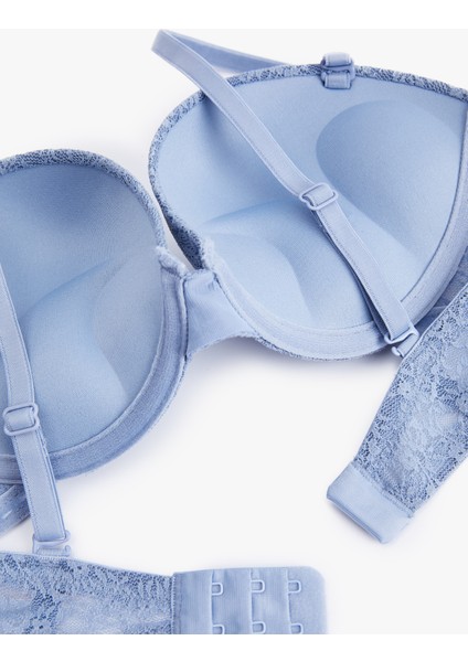 Çıkarılabilir Askılı Ekstra Dolgulu Maximizer Destekli Dantelli Sütyen fiyatları