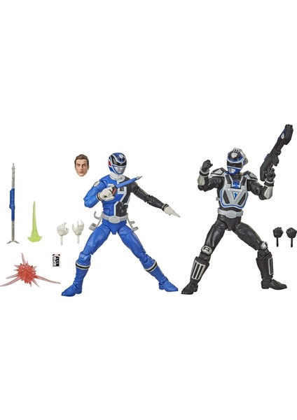 Rangers Lightning Collection S.p.d. B-Squad Blue Ranger Versus A-Squad Blue Ranger
