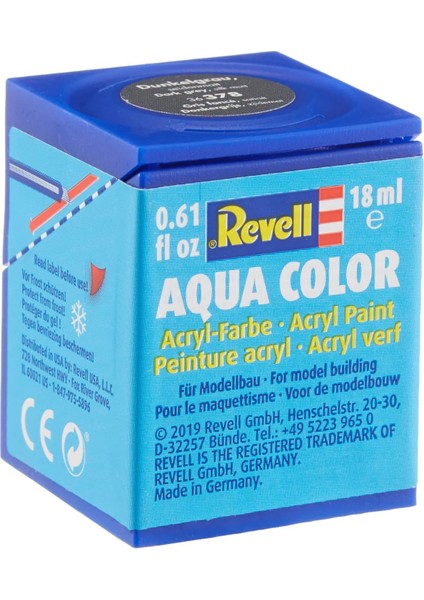 - Su Bazlı Maket Boyası Koyu Gri Ipek 18 ml (36378)
