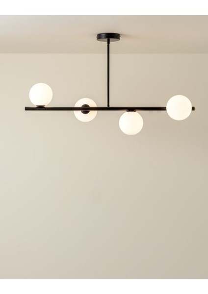 Mylights Masa Üstü Sarkıt Avize Opal Camlı Moder Spor Sarkıt Avize