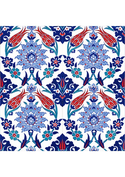 20X20 Cm Ac 4 İznik Lale Desen Kütahya Çini Karo fiyatları