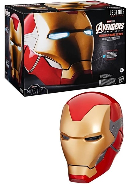 Marvel Legends Serisi Iron Man Premium Elektronik Kask, Light Fx, : Endgame Yetişkin Koleksiyon Rol Oyunu Ekipmanı