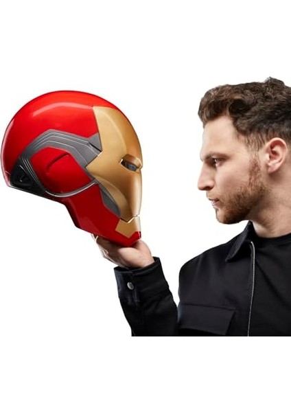 Marvel Legends Serisi Iron Man Premium Elektronik Kask, Light Fx, : Endgame Yetişkin Koleksiyon Rol Oyunu Ekipmanı