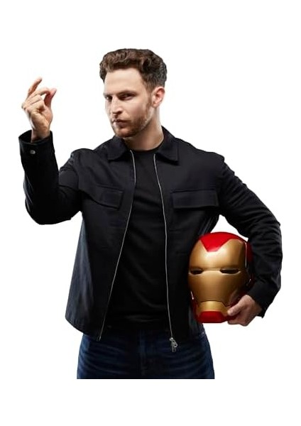 Marvel Legends Serisi Iron Man Premium Elektronik Kask, Light Fx, : Endgame Yetişkin Koleksiyon Rol Oyunu Ekipmanı